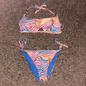 NWT Zebra Print Bikini